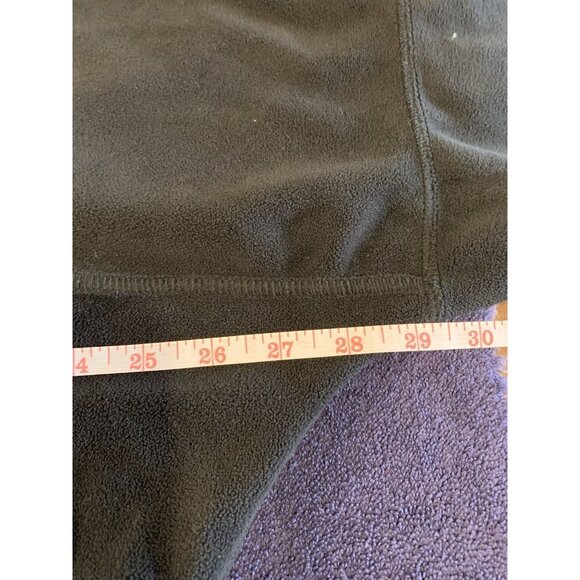 Nike One Women's Therma-FIT Oversized 1/2-Zip Fleece Top Small Black Velour - Picture 7 of 8